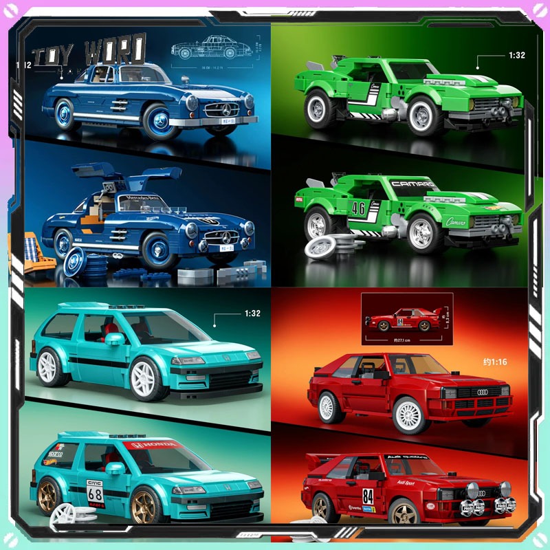 Mattel Toy Hot Wheels - Oryginalny zestaw klocków Mattel Brick Shop